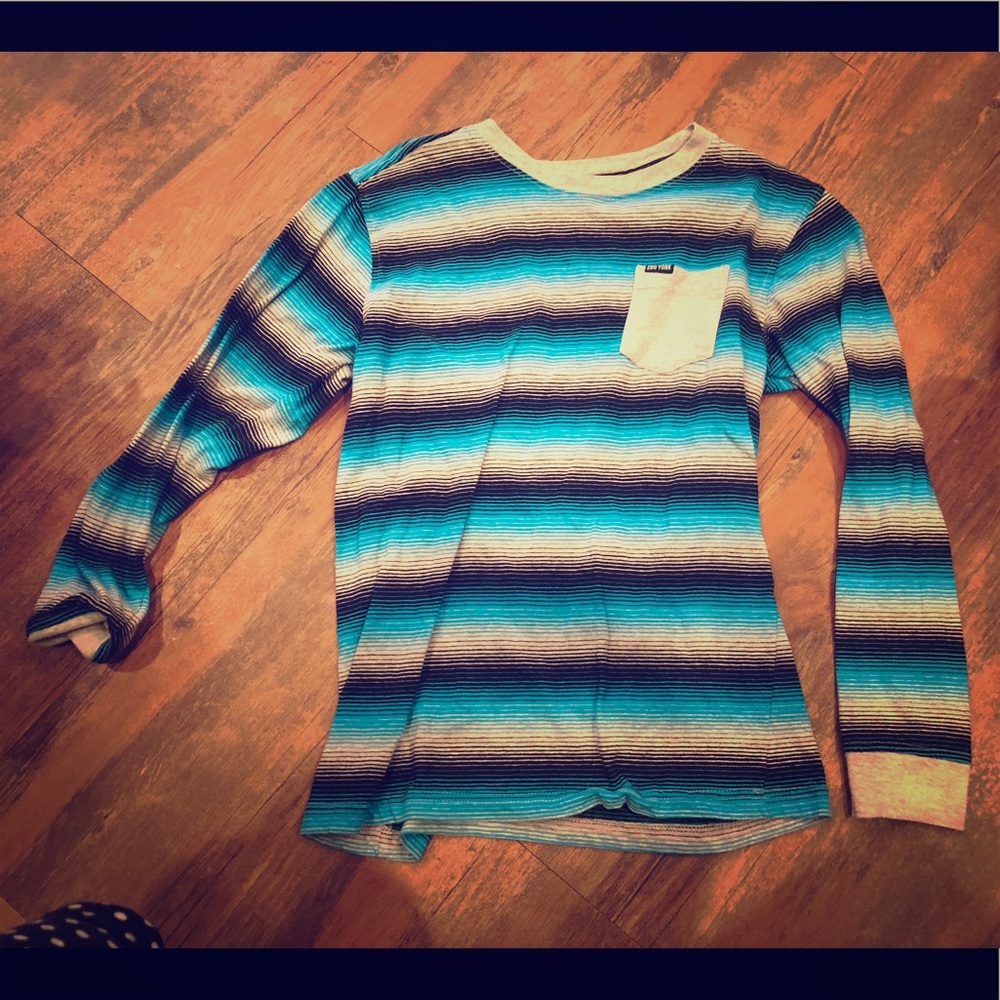 2 long sleeve striped shirts